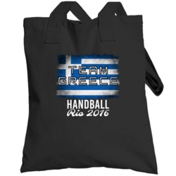 Greece Greek Handball Rio 2016 Olympic Team Flag Totebag
