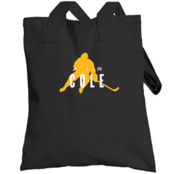 Air Ian Cole Pittsburgh Hockey Totebag