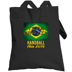 Brazil Handball Rio 2016 Olympic Team Flag Totebag