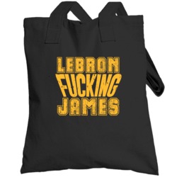 Fcking Lebron James Funny Player Cleveland Basketball Totebag