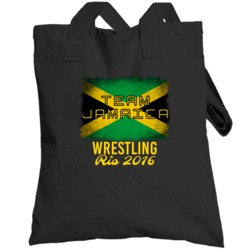 Jamaica Wrestling Rio 2016 Olympic Team Flag Totebag