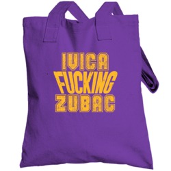 Fcking Ivica Zubac Funny Player Los Angeles Basketball Totebag