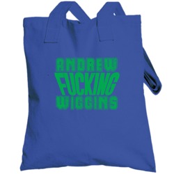 Fcking Andrew Wiggins Funny Player Minnesota Basketball Totebag