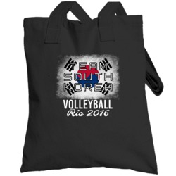 South Korea Volleyball Rio 2016 Olympic Team Flag Totebag