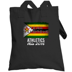 Zimbabwe Athletics Rio 2016 Olympic Team Flag Totebag