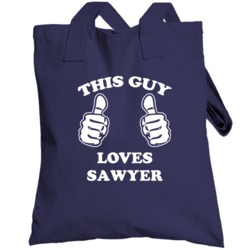 Sawyer Michigan This Guy Loves Totebag