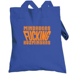 Fcking Mindaugas Kuzminskas Funny Player New York Basketball Totebag