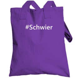 Hashtag Schwier Trending Essential Last Name Gift Totebag