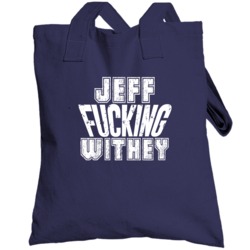 Fcking Jeff Withey Funny Player Utah Basketball Totebag