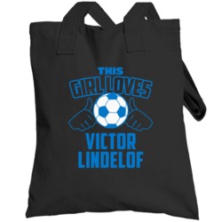 This Girl Loves Victor Lindelof Sweden Soccer Futbol Euro 2016 Totebag
