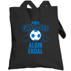 This Girl Loves Albin Ekdal Sweden Soccer Futbol Euro 2016 Totebag
