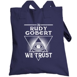 Rudy Gobert We Trust Player Utah Basketball Totebag