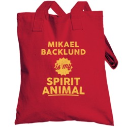 Mikael Backlund Is My Spirit Animal Calgary Hockey Totebag