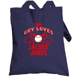 This Guy Loves Jacque Jones Minnesota Baseball Player Classic Totebag