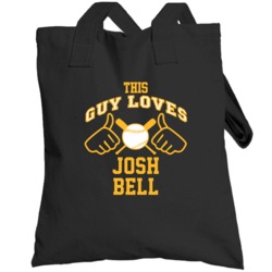 This Guy Loves Josh Bell Pittsburgh Baseball Player Classic Totebag