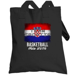 Croatia Basketball Rio 2016 Olympic Team Flag Totebag