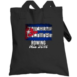 Cuba Rowing Rio 2016 Olympic Team Flag Totebag