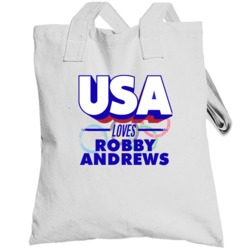 Usa Loves Robby Andrews Track 1500 M Olympics Totebag