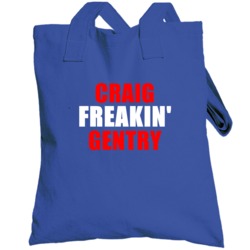 Craig Gentry Freakin Baseball Texas Sports Totebag