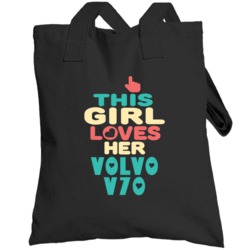 This Girl Loves Her Volvo V70 Cool Car Enthusiasts Totebag
