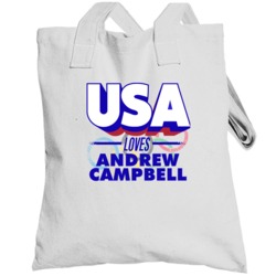 Usa Loves Andrew Campbell Rowing Olympics Totebag