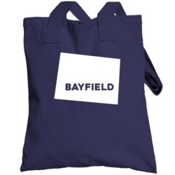 Bayfield Colorado Custom City Patriotic Usa Totebag