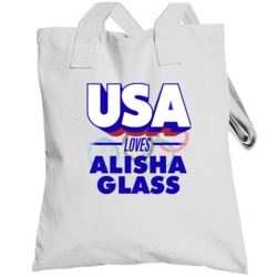 Usa Loves Alisha Glass Volleyball Olympics Totebag