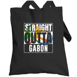 Straight Outta Gabon Rio 2016 Olympic Country Team Fan Totebag