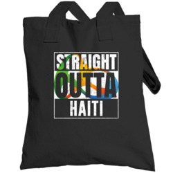 Straight Outta Haiti Rio 2016 Olympic Country Team Fan Totebag