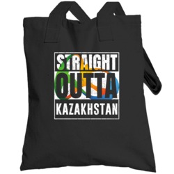 Straight Outta Kazakhstan Rio 2016 Olympic Country Team Fan Totebag