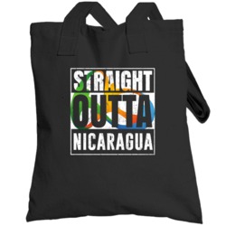 Straight Outta Nicaragua Rio 2016 Olympic Country Team Fan Totebag