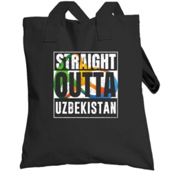 Straight Outta Uzbekistan Rio 2016 Olympic Country Team Fan Totebag