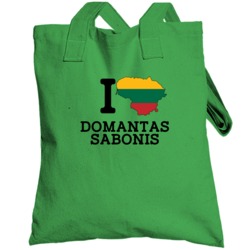 I Love Domantas Sabonis Lithuania Basketball Olympics Totebag