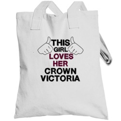 This Girl Loves Her Crown Victoria Cool Car Buff Totebag