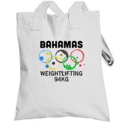 Bahamas Weightlifting 94kg Rio 2016 Summer Olympics Totebag