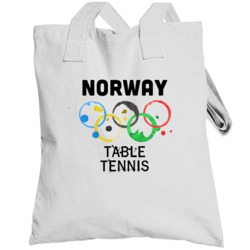 Norway Table Tennis Rio 2016 Summer Olympics Totebag