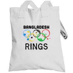 Bangladesh Rings Rio 2016 Summer Olympics Totebag