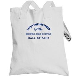 Honda 250 6 Cyls Hall Of Fame Member Motorcycle Bike Cool Totebag
