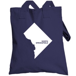 North Springfield District Of Columbia Custom City Patriotic Usa Toteb