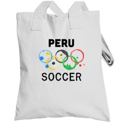 Peru Soccer Rio 2016 Summer Olympics Totebag