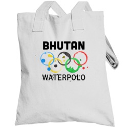 Bhutan Waterpolo Rio 2016 Summer Olympics Totebag