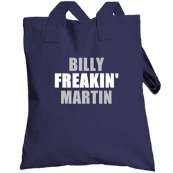 Billy Martin New York Brooklyn Baseball Sports Freakin Totebag