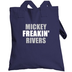 Mickey Rivers New York Brooklyn Baseball Sports Freakin Totebag