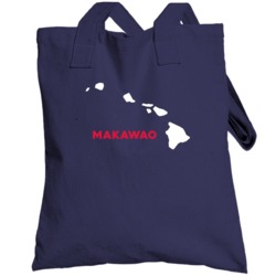 Makawao Hawaii Custom City Patriotic Usa Totebag