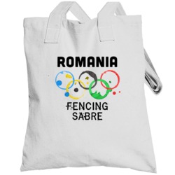 Romania Fencing Sabre Rio 2016 Summer Olympics Totebag