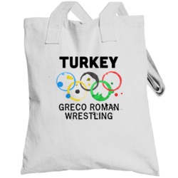 Turkey Greco Roman Wrestling Rio 2016 Summer Olympics Totebag