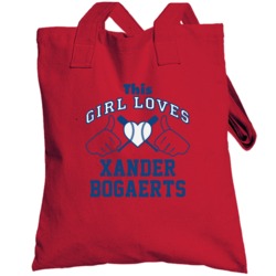 This Girl Loves Xander Bogaerts Boston Baseball Player Classic Totebag