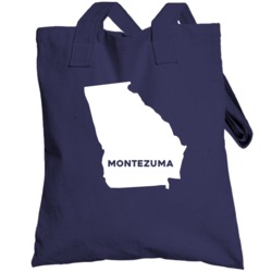Montezuma Georgia Custom City Patriotic Usa Totebag