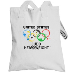 United States Judo Heavyweight Rio 2016 Summer Olympics Totebag