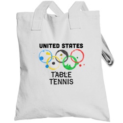 United States Table Tennis Rio 2016 Summer Olympics Totebag